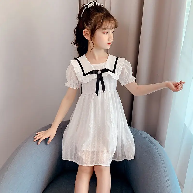 Kid Child Sundress Dress Two Piece Dress Korean Version T-shirt Short Sleeve Big Boy Set Girl Child Girl Summer Dress Baby
Kid Child Sundress Dress Two Piece Dress Korean Version T-shirt Short Sleeve Big Boy Set Girl Child Girl Summer Dress Baby