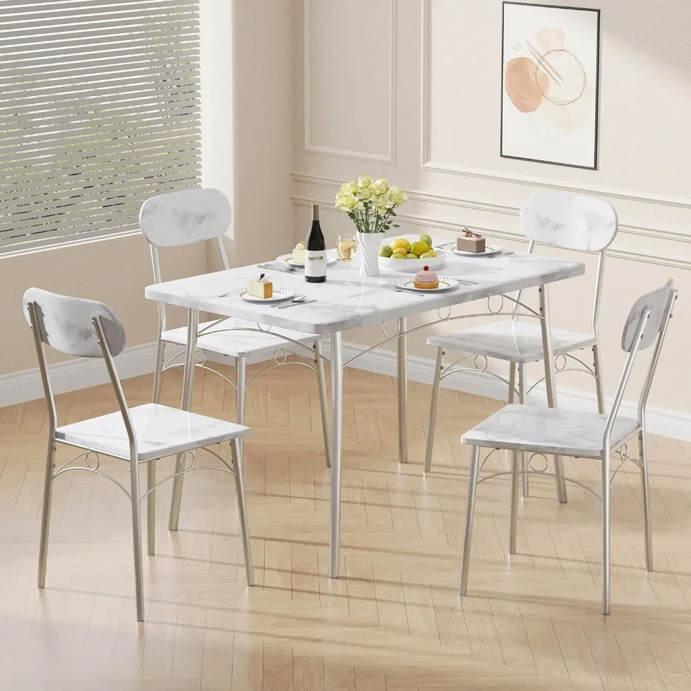 

Dining Room Sets Breakfast Nook and Small Space Dinning Tables and Chairs Free Shipping Chair Dining Set 5 Piece Dinette Kitchen