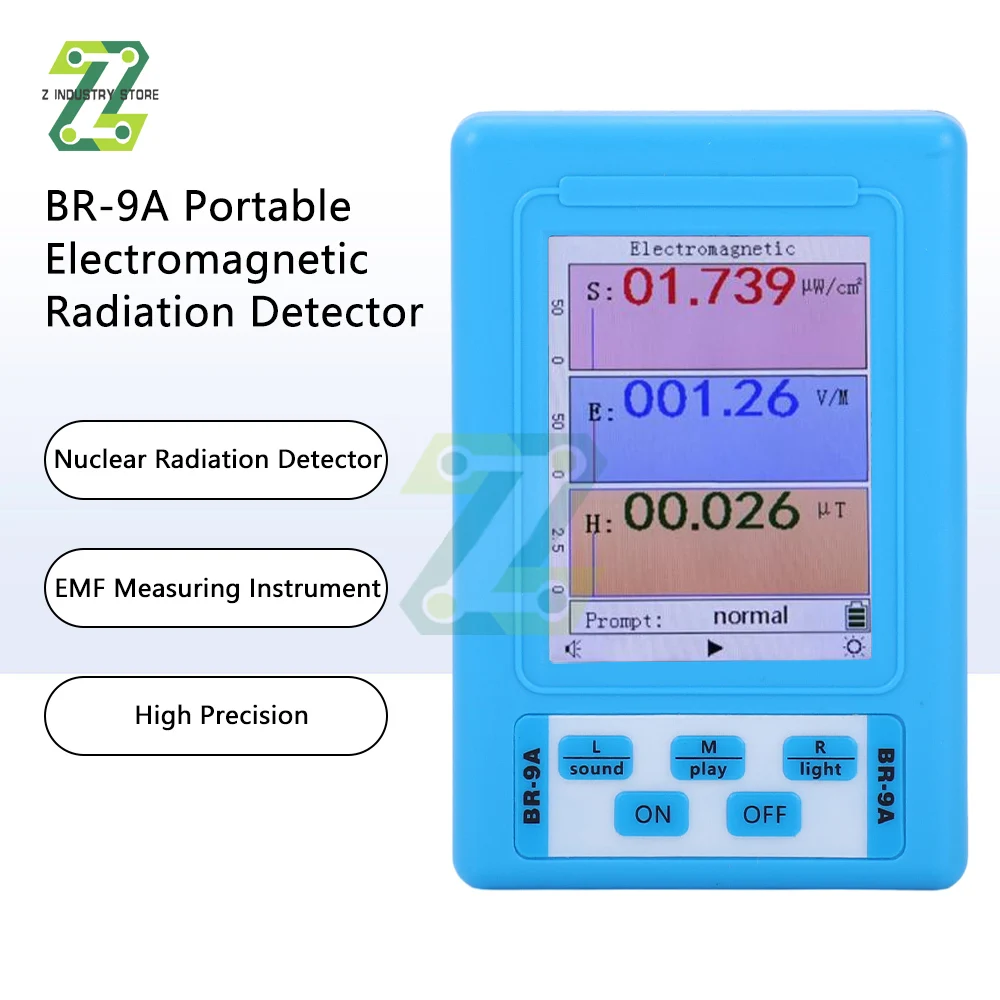 Br-9a Portable Electromagnetic Radiation Detector EMF Measuring Instrument High Precision Radiation Dosimeter
Br-9a Portable Electromagnetic Radiation Detector EMF Measuring Instrument High Precision Radiation Dosimeter
