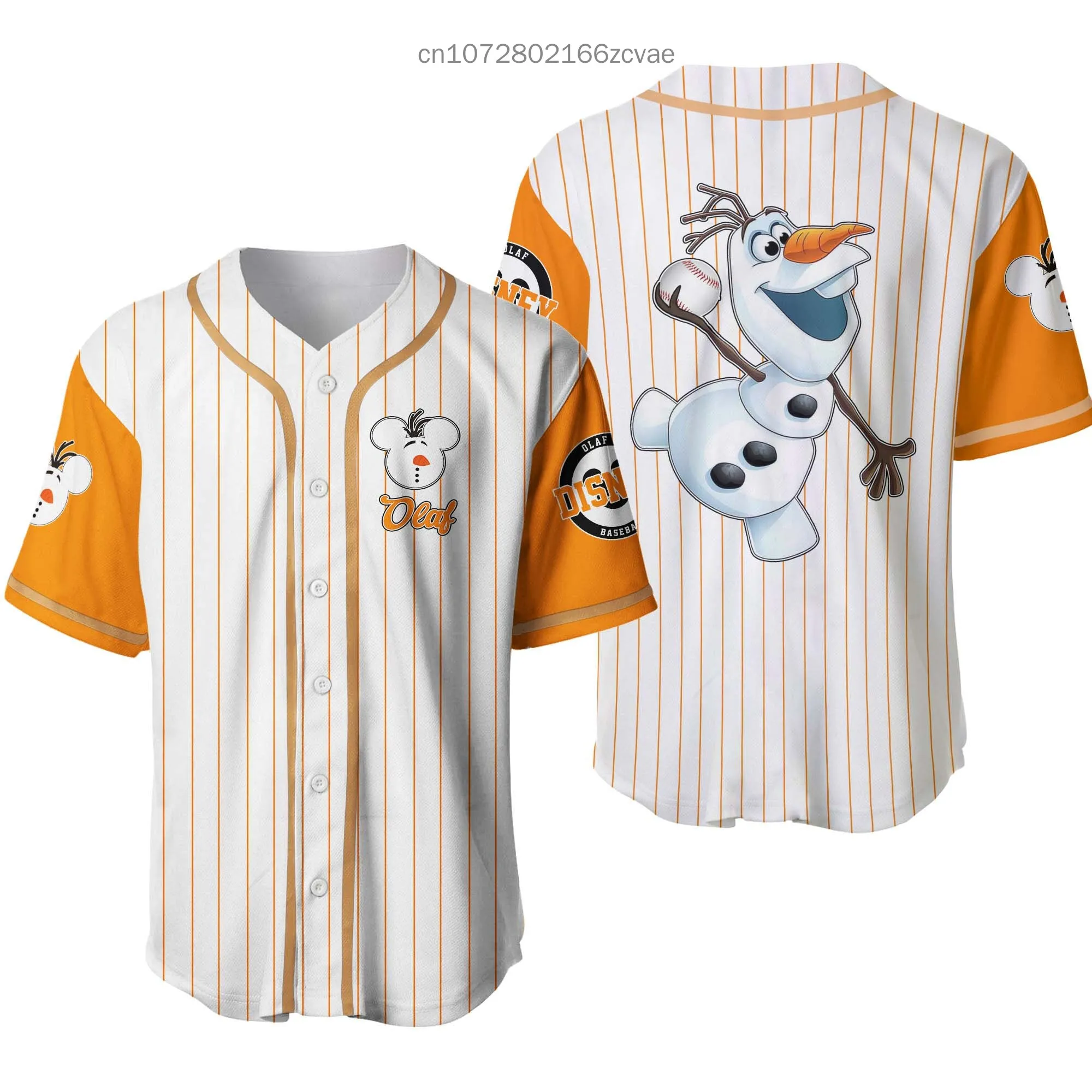 2024 New Men and Women Olaf Frozen Baseball Jersey Short Sleeve Jersey Custom Name Disney Casual Sports Shirt
2024 New Men and Women Olaf Frozen Baseball Jersey Short Sleeve Jersey Custom Name Disney Casual Sports Shirt