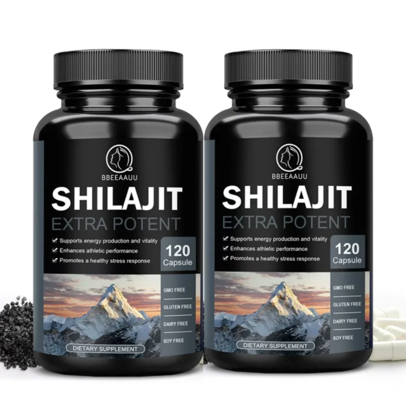 

24 Hours Free Delivery Shipping Shilajit Original Capsule Brain and Memory Health Stamina and Energy Booster Men Only Men Health