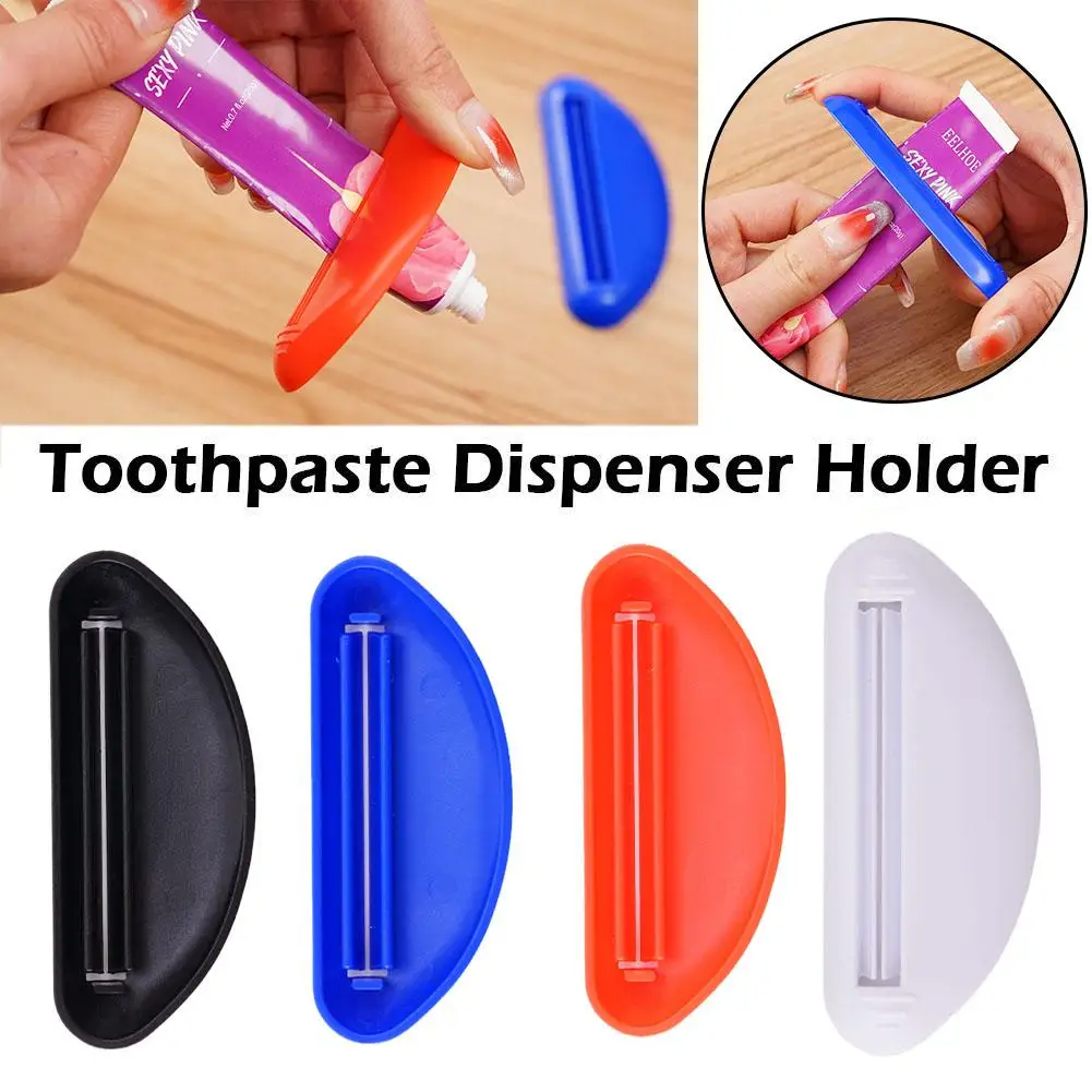 

1pcs Manual Squeezer Squeezed Toothpaste Tube Clip Multifunction Cleanser Clip Creative Juicer Toothpaste Dispenser Facial T2Z5