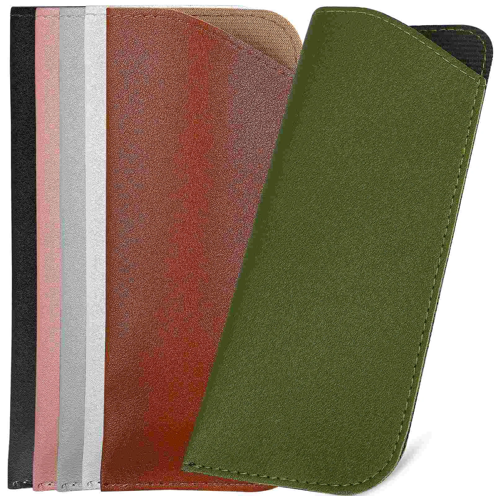 6Pcs Soft Glasses Cases PU Sunglasses Pouch Portable Travel Eyeglasses Bag for Women Men
6Pcs Soft Glasses Cases PU Sunglasses Pouch Portable Travel Eyeglasses Bag for Women Men