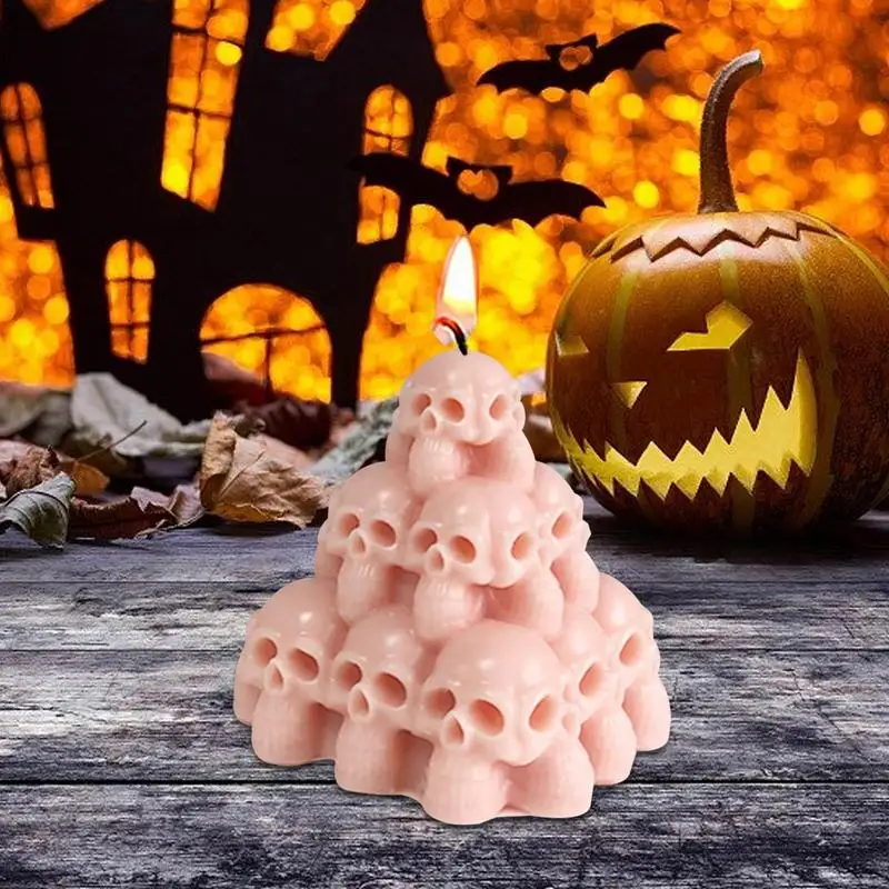 3D Skull Candle Silicone Mold DIY Halloween Decorative Candle Handmade Epoxy Skull Mold Art Craft Casting Tools For Home Gifts
3D Skull Candle Silicone Mold DIY Halloween Decorative Candle Handmade Epoxy Skull Mold Art Craft Casting Tools For Home Gifts