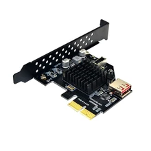 PCI-E Sata Adapter 1X 4X PCIE Sata PCI Express Expansion Card Raiser Type-E USB3.1 gen2 10gbps+USB2.0 Expansion Card
PCI-E Sata Adapter 1X 4X PCIE Sata PCI Express Expansion Card Raiser Type-E USB3.1 gen2 10gbps+USB2.0 Expansion Card