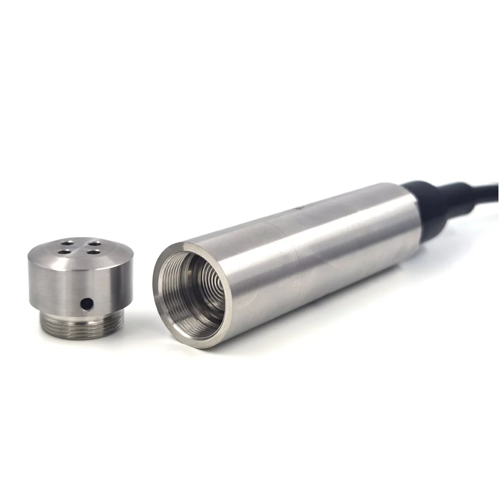 Customized RS485 4~20mA 0~5v Submersible Pressure Level Probe Sensor Water Lever Transmitter for Water Tank
Customized RS485 4~20mA 0~5v Submersible Pressure Level Probe Sensor Water Lever Transmitter for Water Tank