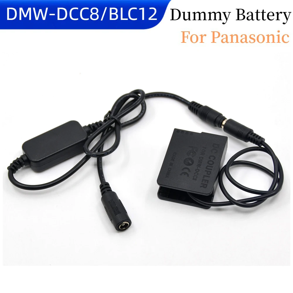 Step Down Cable12V-24V+BLC12 BLC12E Dummy Battery DCC8 DC Coupler for Lumix GX8 FZ1000 FZ200 G7 G6 G5 GH2 Camera
Step Down Cable12V-24V+BLC12 BLC12E Dummy Battery DCC8 DC Coupler for Lumix GX8 FZ1000 FZ200 G7 G6 G5 GH2 Camera