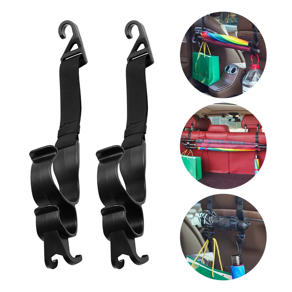 2pcs Car Back Seat Hook Multi-function Rear Seat Headrest Hanging Hook Umbrella Holder Seat Back Storage Interior Organizer
2pcs Car Back Seat Hook Multi-function Rear Seat Headrest Hanging Hook Umbrella Holder Seat Back Storage Interior Organizer