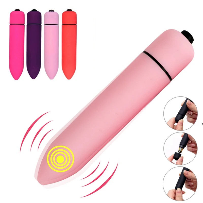 

10-скоростной мини-вибратор-Пуля для женщин, вибрирующий массажер для точки G, Стимуляция клитора, сосков, мастурбатор, вибрационный фаллоимитатор, Эротические товары