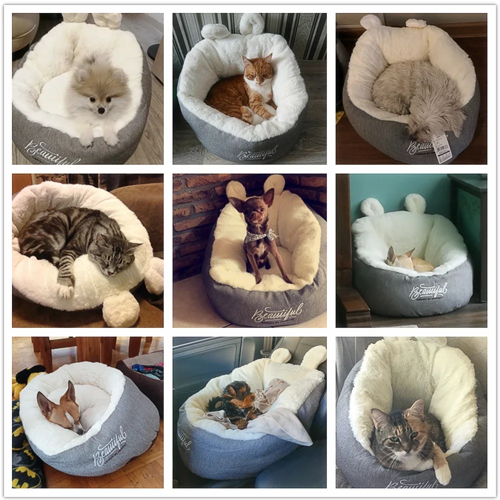 Warming Cat and Dog House, Soft Material Sleeping Bag, Pet Cushion, Puppy Kennel
Warming Cat and Dog House, Soft Material Sleeping Bag, Pet Cushion, Puppy Kennel