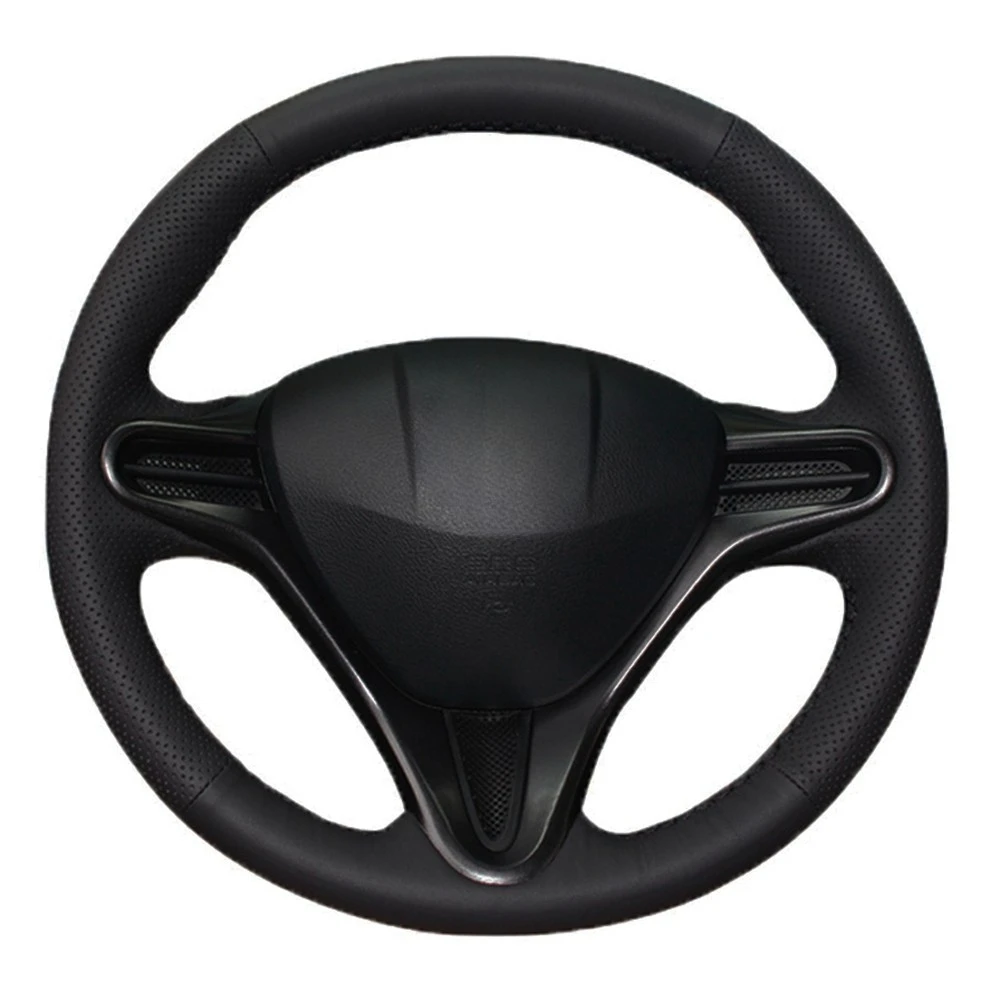 Car Steering Wheel Cover DIY Hand-stitched Black Genuine Leather For Honda Civic Civic 8 2006-20011 (3-Spoke)
Car Steering Wheel Cover DIY Hand-stitched Black Genuine Leather For Honda Civic Civic 8 2006-20011 (3-Spoke)