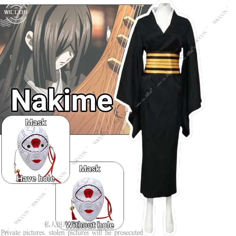 Nakime косплей аниме костюм женский черный костюм на Хэллоуин униформа для женщин и мужчин Косплей демона Косплей наряды для ролевых игр
Nakime косплей аниме костюм женский черный костюм на Хэллоуин униформа для женщин и мужчин Косплей демона Косплей наряды для ролевых игр