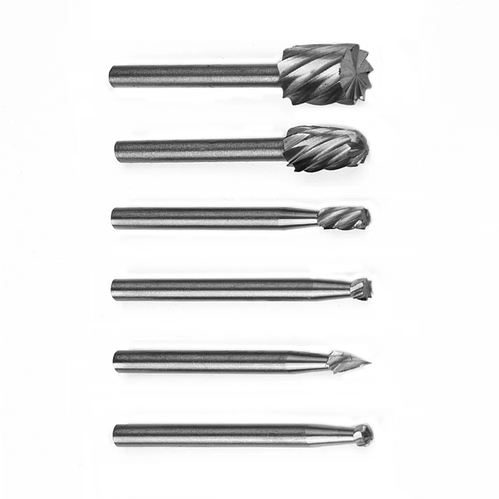 Marble Burr bits Metal Grinder Tool 6pcs Wear-resistant Kit Spare Attachment 39mm HSS Rotary Tools Accessories
Marble Burr bits Metal Grinder Tool 6pcs Wear-resistant Kit Spare Attachment 39mm HSS Rotary Tools Accessories