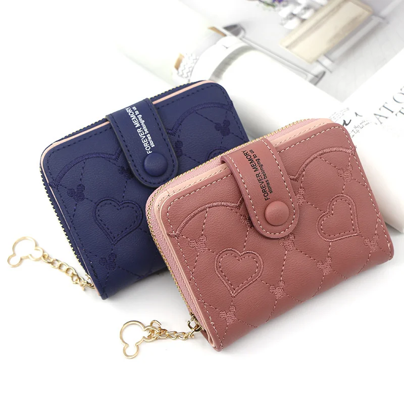 Personalized women's short zipper buckle purse handbag zero wallet love women's card bag
Personalized women's short zipper buckle purse handbag zero wallet love women's card bag