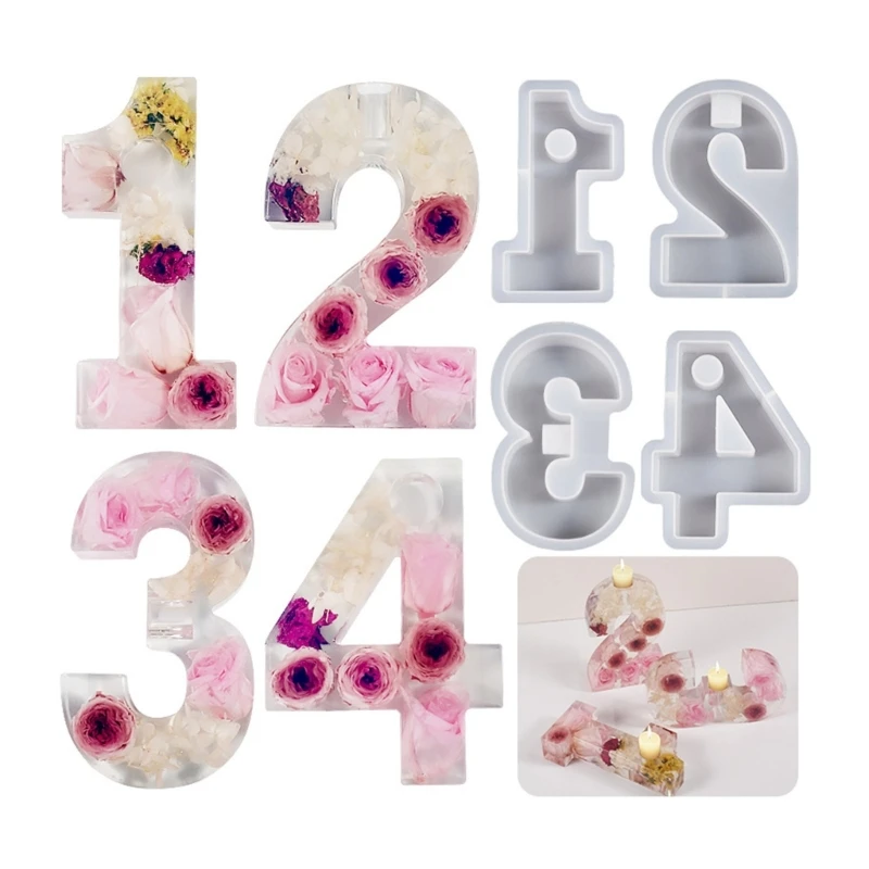 DIY Numbers Candlestick Silicone Mold Candle Holder Gypsum Resin Mold Handmade Epoxy Resin Casting Home Desktop Decor
DIY Numbers Candlestick Silicone Mold Candle Holder Gypsum Resin Mold Handmade Epoxy Resin Casting Home Desktop Decor