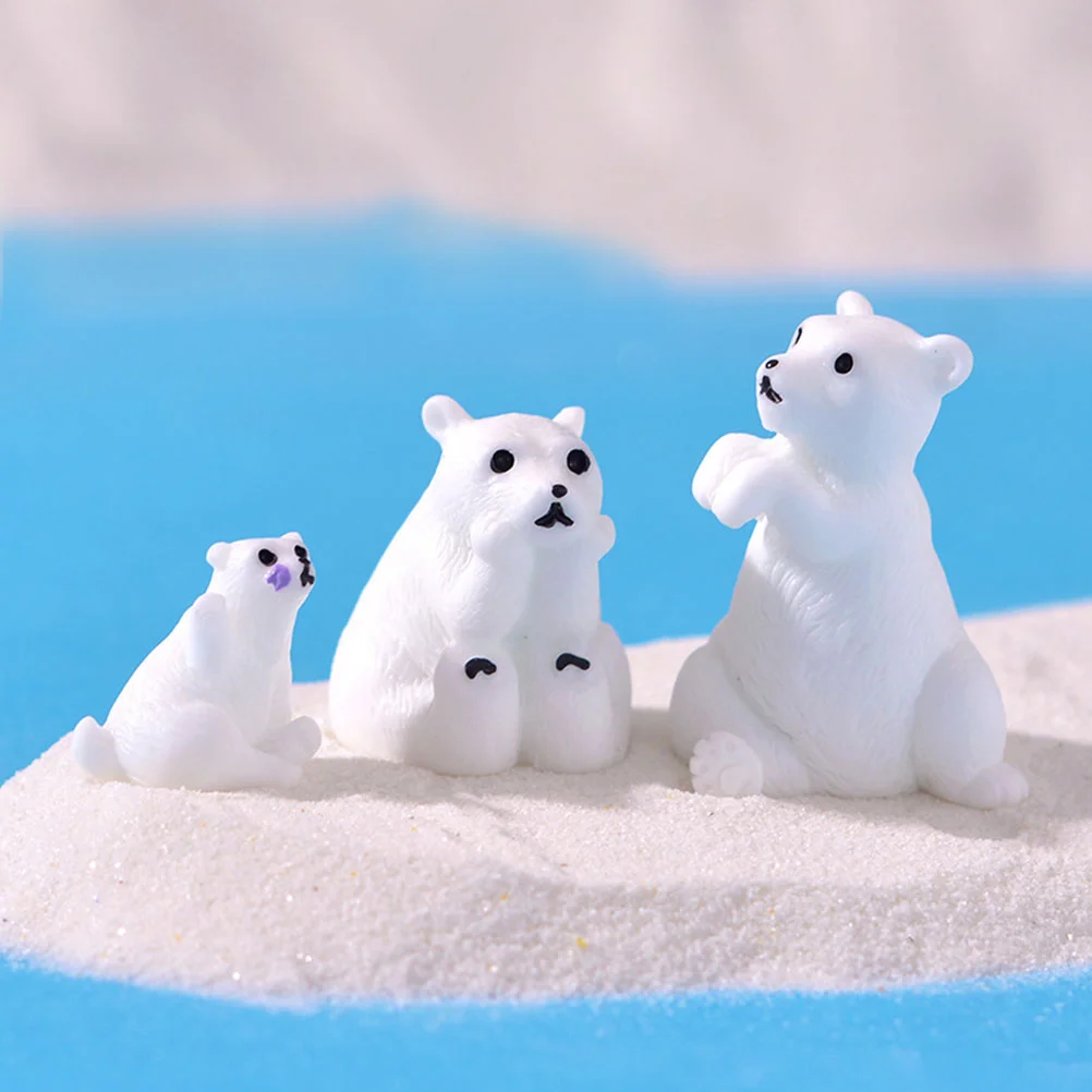 Mini Polar Bear Figurines Miniature Animals Figurines Fairy Garden Miniature Ornaments Accessories Moss Landscape Diy
Mini Polar Bear Figurines Miniature Animals Figurines Fairy Garden Miniature Ornaments Accessories Moss Landscape Diy