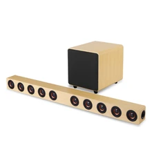 High Power Soundbar TV Wooden Wireless Bluetooth Speakers 2.1 Channel Home Theater System Sound Box Subwoofer 3D Stereo Boombox
High Power Soundbar TV Wooden Wireless Bluetooth Speakers 2.1 Channel Home Theater System Sound Box Subwoofer 3D Stereo Boombox