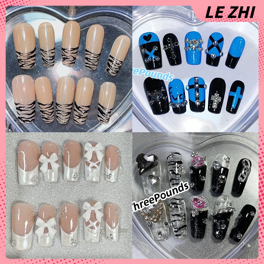 3D Stereo Butterfly Design Sparkling Wearable Press on Nail Tips Spice Girl Bowknot Detachable Valentine's Day Gift Fake Nails
3D Stereo Butterfly Design Sparkling Wearable Press on Nail Tips Spice Girl Bowknot Detachable Valentine's Day Gift Fake Nails