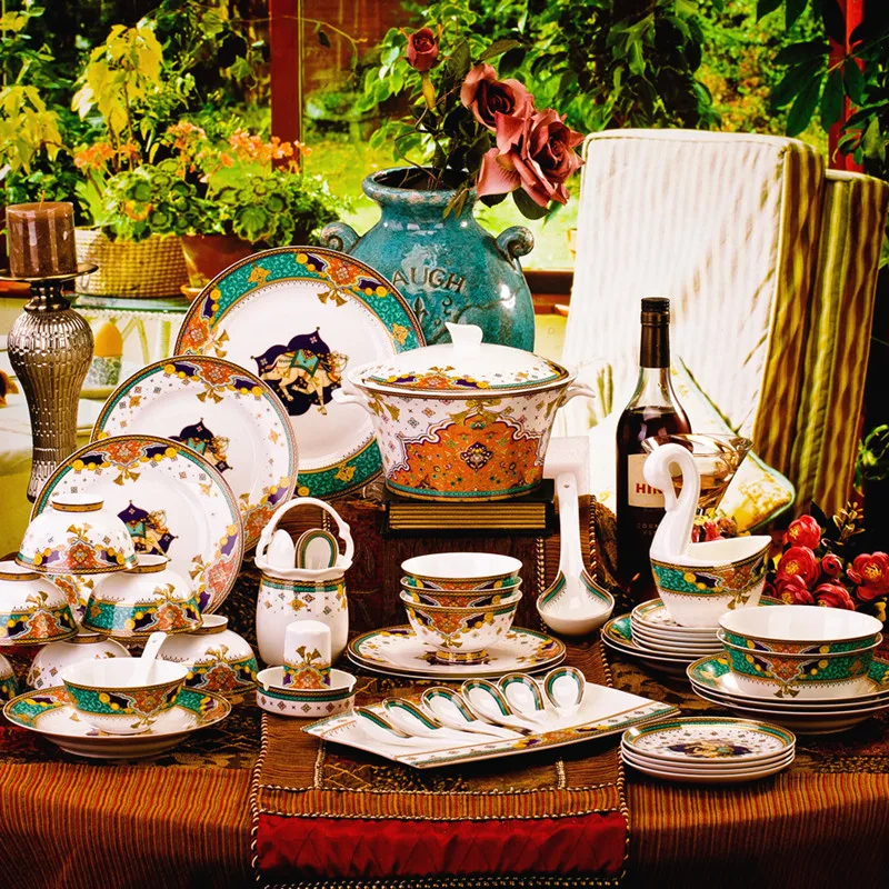 European Household Bone China Sets, bowls, plates, dishes, tableware, high quality gold rimmed, wedding gifts
European Household Bone China Sets, bowls, plates, dishes, tableware, high quality gold rimmed, wedding gifts