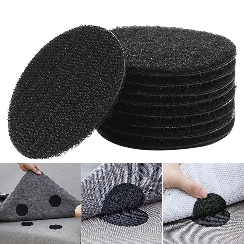 

10/20Pcs Non-slip Fixer Non-marking Double-sided Fixed Magic Stickers Sofa Bed Sheet Carpet Tablecloth ChairCushion Anti-running