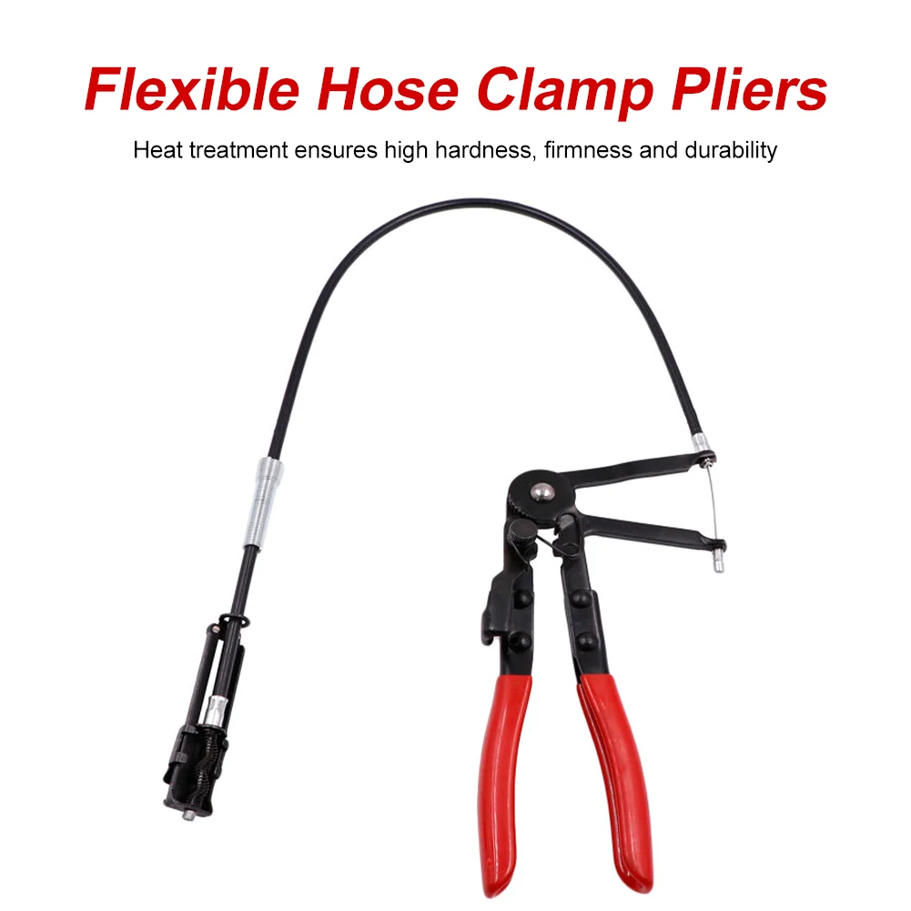 Clamping Pliers Cable Type Flexible Wire Long Automotive Hose Clamp Straight Throat Tube Bundle Removal Tool
Clamping Pliers Cable Type Flexible Wire Long Automotive Hose Clamp Straight Throat Tube Bundle Removal Tool