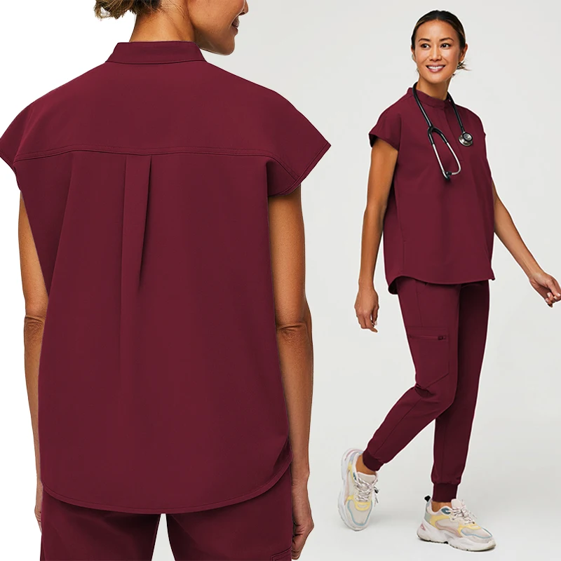 Workwear Doctor Nurse Scrubs Pants Spa Medical Uniforms Elastic Women Short Sleeve Nursing Uniform Dental Surgery Scrubs Suits
Workwear Doctor Nurse Scrubs Pants Spa Medical Uniforms Elastic Women Short Sleeve Nursing Uniform Dental Surgery Scrubs Suits