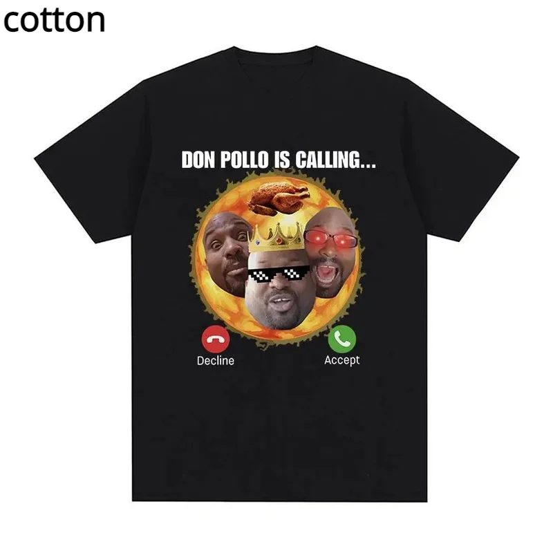 Don Pollo Funny Meme Pattern T-shirt Ohio King Top Clothing T-shirt Women's Retro Fashion Casual Large T-shirt
Don Pollo Funny Meme Pattern T-shirt Ohio King Top Clothing T-shirt Women's Retro Fashion Casual Large T-shirt