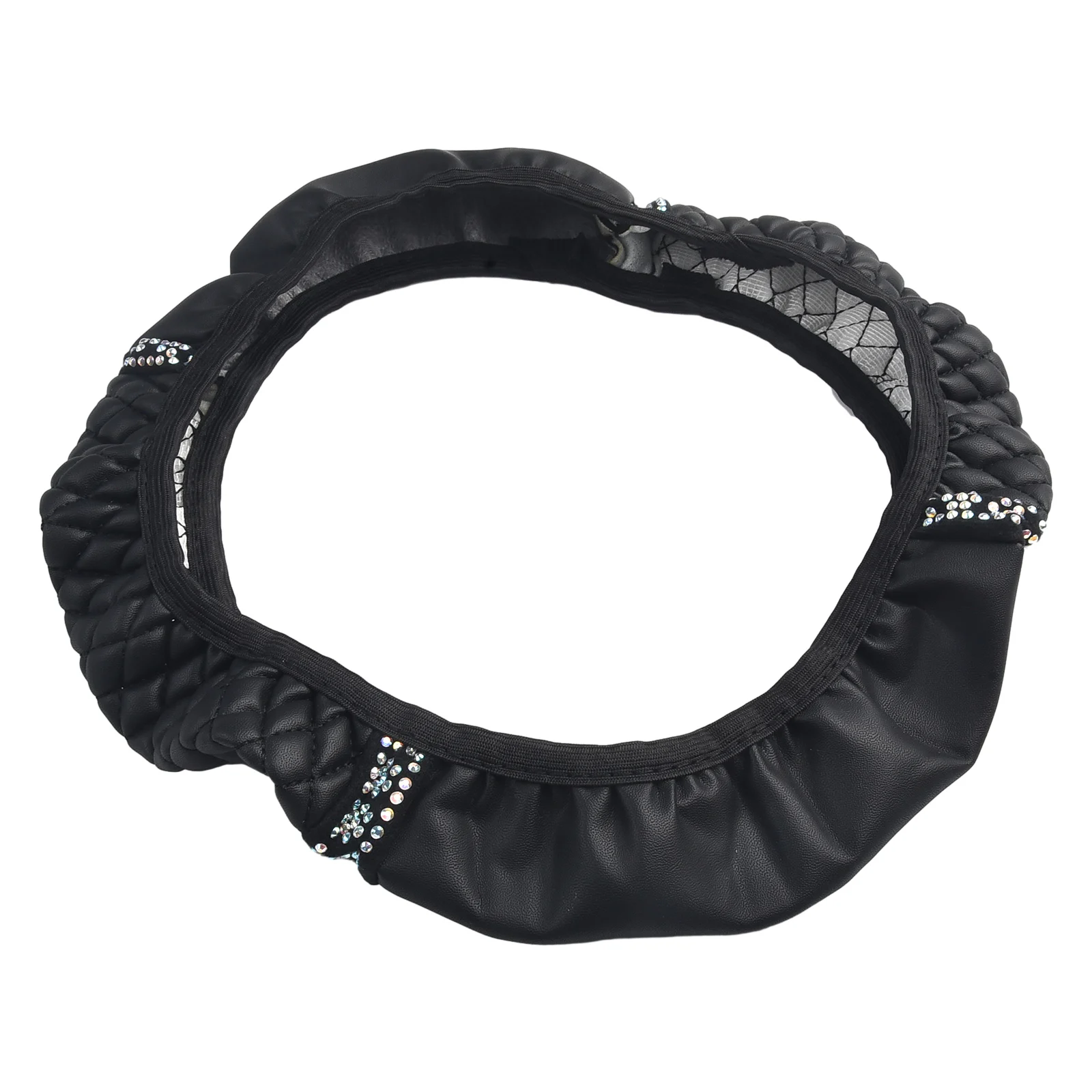 1 Set Car Steering Wheel Cover Black PU Leather Diamond Protector Fit For 15\"/38cm Car Interior DIY Styling Accessories
1 Set Car Steering Wheel Cover Black PU Leather Diamond Protector Fit For 15\"/38cm Car Interior DIY Styling Accessories