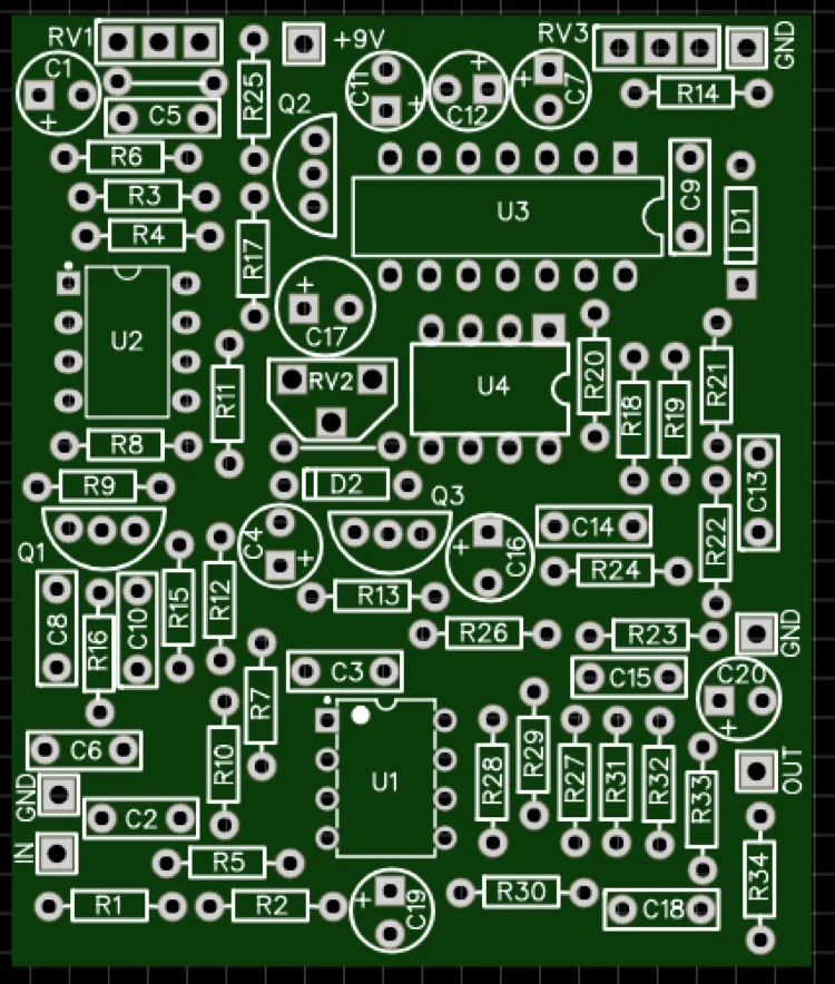 Diy Handmade Small Clone Chorus Reproduction + Depth Classic Chorus Monoblock Effects Board
Diy Handmade Small Clone Chorus Reproduction + Depth Classic Chorus Monoblock Effects Board