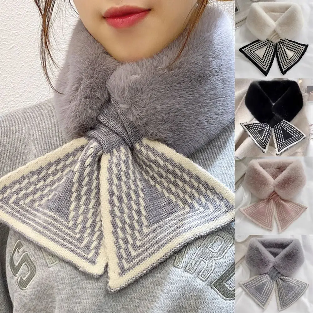 Women Winter Warm Thicken Cross Collar Scarf Solid Color Faux Rabbit Fur Plush Elegant Shawl Scarfs
Women Winter Warm Thicken Cross Collar Scarf Solid Color Faux Rabbit Fur Plush Elegant Shawl Scarfs