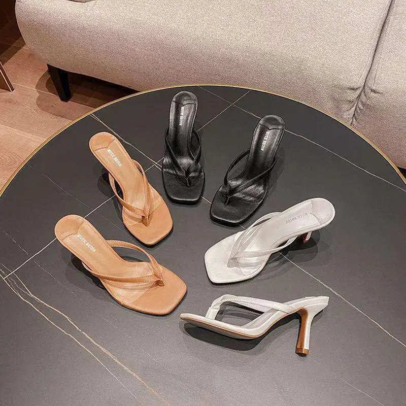 2023 New Summer Sandals Women Slipper Footwear Outdoor Sandals Ladies Women's Flip Flops Thin High Heels Slides Elegant Shoes
2023 New Summer Sandals Women Slipper Footwear Outdoor Sandals Ladies Women's Flip Flops Thin High Heels Slides Elegant Shoes