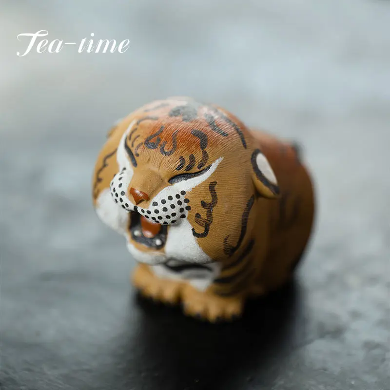 Boutique Yixing Purple Clay Tea Pet Handmade Auspicious Chinese Zodiac Tiger Tea Toy Statue Can Improve Teaset Accessories Gifts
Boutique Yixing Purple Clay Tea Pet Handmade Auspicious Chinese Zodiac Tiger Tea Toy Statue Can Improve Teaset Accessories Gifts