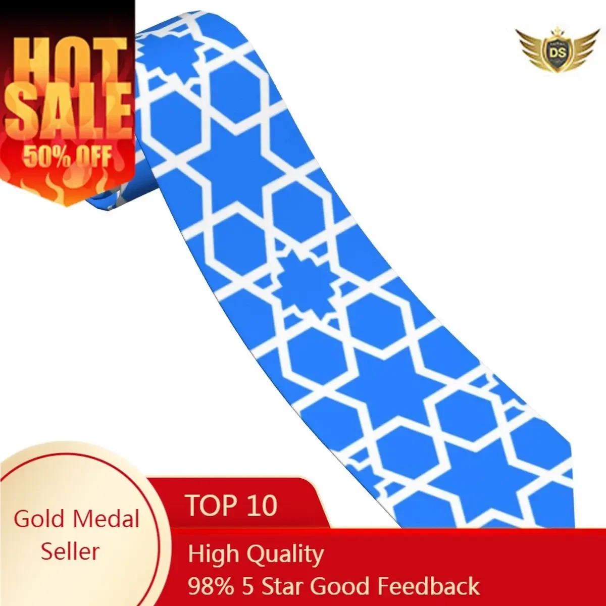 Star Of David Israel Geometric Texture Tie For Men Women Necktie Tie Clothing Accessories
Star Of David Israel Geometric Texture Tie For Men Women Necktie Tie Clothing Accessories