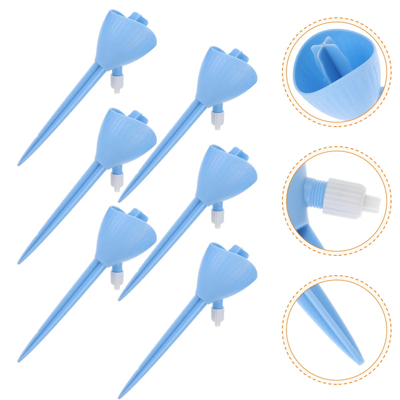 6Pcs Self Watering Spikes Plant Watering Globes Bonsai Watering Convenient Globes Watering Devices
6Pcs Self Watering Spikes Plant Watering Globes Bonsai Watering Convenient Globes Watering Devices