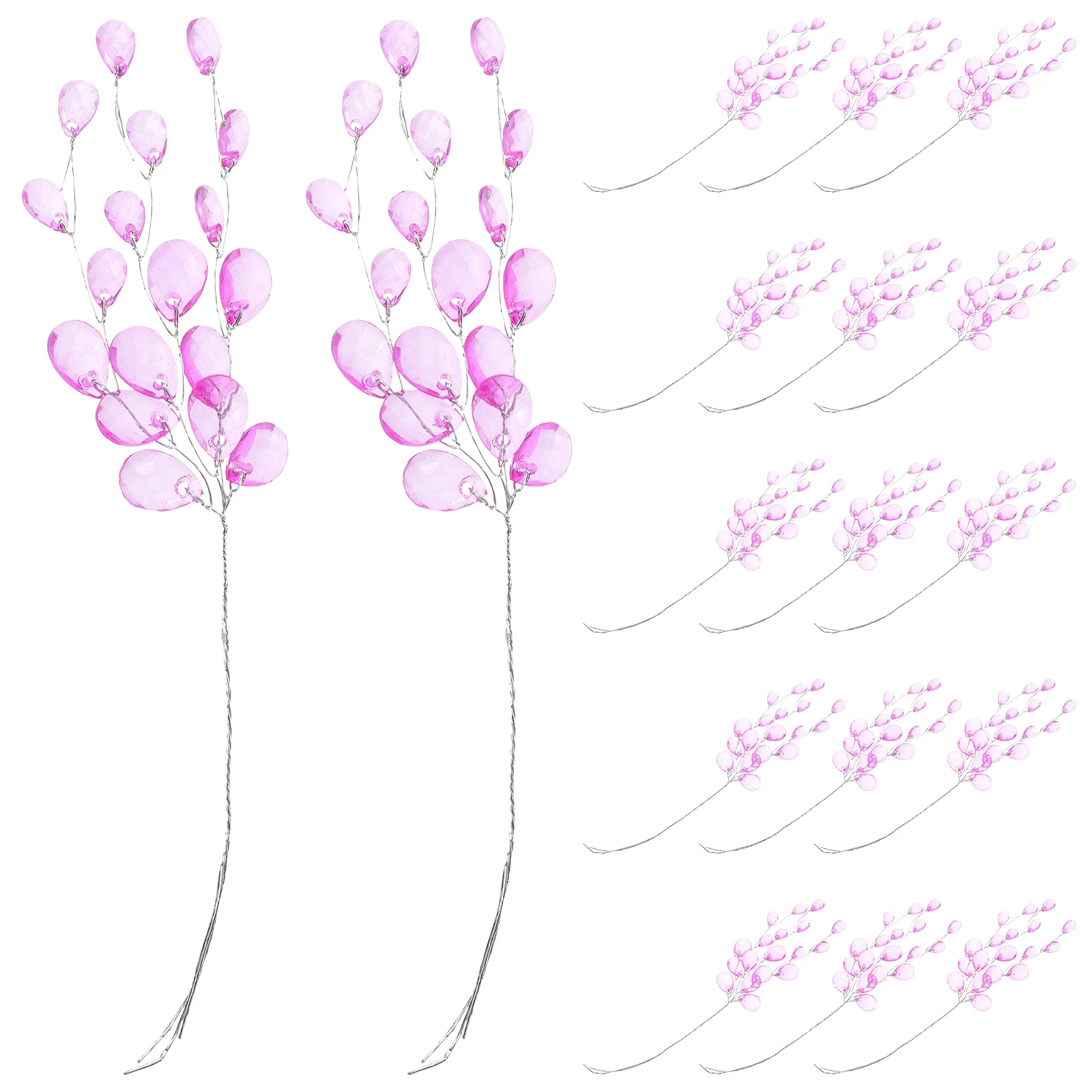 50pcs Acrylic Flower Stems Acrylic Flower Delicate Flower Faux Branches Wedding Centerpiece
50pcs Acrylic Flower Stems Acrylic Flower Delicate Flower Faux Branches Wedding Centerpiece