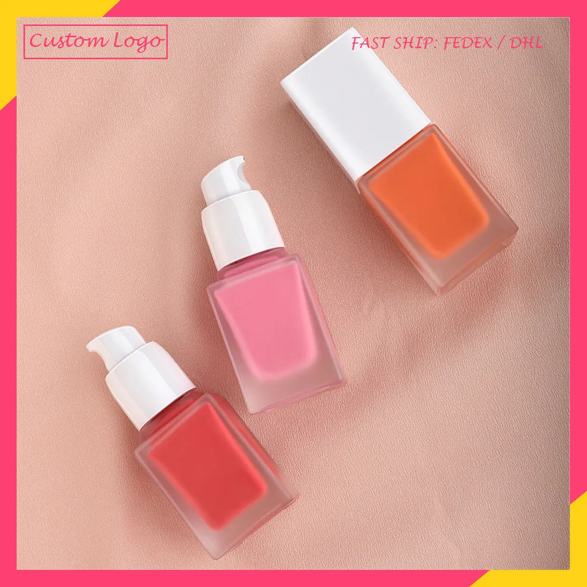 Custom Logo Liquid Blush Velvet Matte Blusher Face Pigment Lasting Beauty Natural Cream Cheek Tint Blush Makeup Maquiagem
Custom Logo Liquid Blush Velvet Matte Blusher Face Pigment Lasting Beauty Natural Cream Cheek Tint Blush Makeup Maquiagem