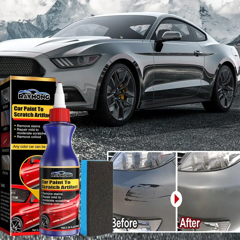 

Car Paint Scratch Removal Professional Repair Liquid Auto Restorer With Polish Supply Universal Sponge Cars Paint Paint Wax E6M2