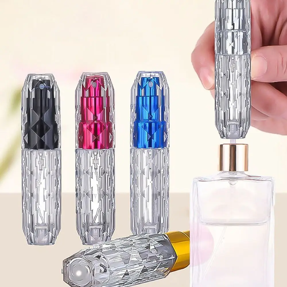 

5ml Crystal Bottom Filling Perfume Bottle Liquid Sub-Bottling Perfume Atomizer Portable Refillable Spray Empty Container Bottle