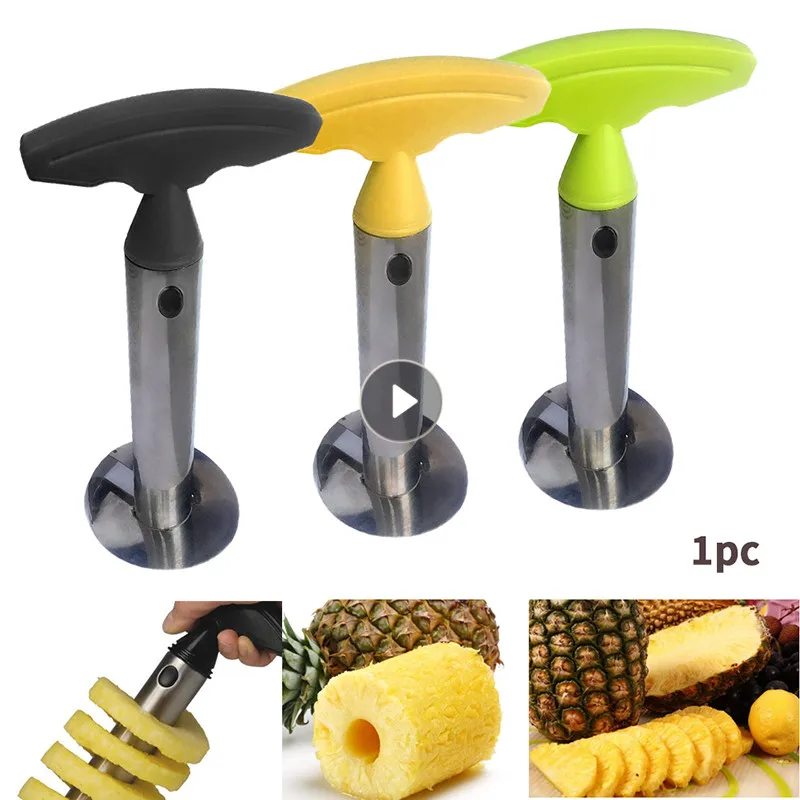 Stainless Steel Pineapple Corer Peeler Ananas Peeler Cutter Easy Fruit Parer Cutting Tool Silcer Kitchen Restaurant Accessories 
Stainless Steel Pineapple Corer Peeler Ananas Peeler Cutter Easy Fruit Parer Cutting Tool Silcer Kitchen Restaurant Accessories