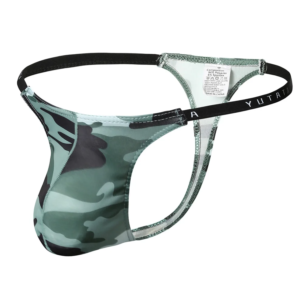 Sexy Men Bikini Thong Camouflage T-back Briefs Low Rise Bugle Pouch G-String Elasticity Mini Underwear Thin Breath Swim Panties
Sexy Men Bikini Thong Camouflage T-back Briefs Low Rise Bugle Pouch G-String Elasticity Mini Underwear Thin Breath Swim Panties