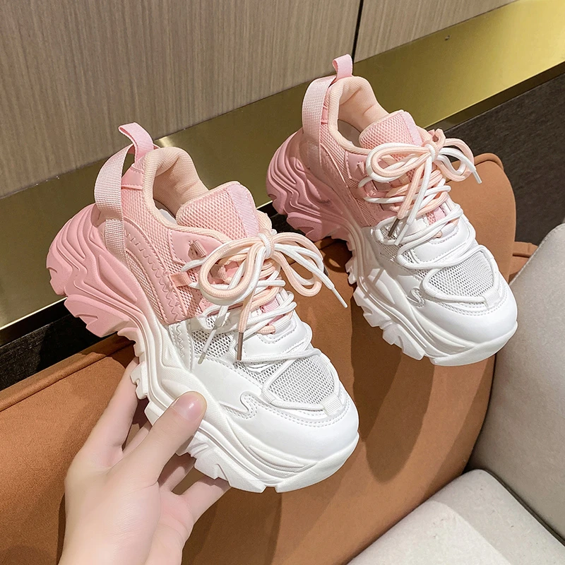 Brand Design Shoes Women 2022 Fashion Mixed Colors Platform Ladies Pink Chunky Casual Trainers apatillas Deportivas Mujer
Brand Design Shoes Women 2022 Fashion Mixed Colors Platform Ladies Pink Chunky Casual Trainers apatillas Deportivas Mujer