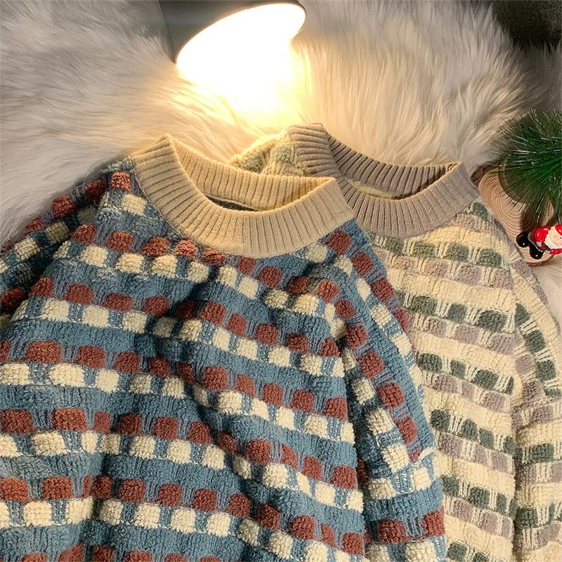 2023 Spring New Light Luxury Fashion Retro Knitted Sweater Men Bottoming Shirt Loose Sweater Boutique Clothing Simple Style
2023 Spring New Light Luxury Fashion Retro Knitted Sweater Men Bottoming Shirt Loose Sweater Boutique Clothing Simple Style