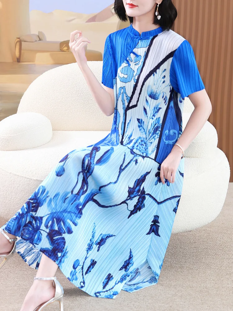 Summer Chinese Style Women's Long Dress Elegant Dress 2023 New Vintage Improved Cheongsam Dress Large Size Women's Clothing
Summer Chinese Style Women's Long Dress Elegant Dress 2023 New Vintage Improved Cheongsam Dress Large Size Women's Clothing