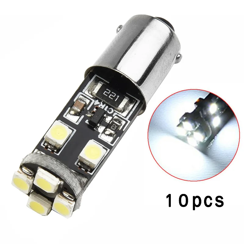 10xCar Error-Free LED Parking Light Bulb For Mercedes-Benz W210 E55 -AMG BA9S H6w Super Bright White Direct Replacement
10xCar Error-Free LED Parking Light Bulb For Mercedes-Benz W210 E55 -AMG BA9S H6w Super Bright White Direct Replacement