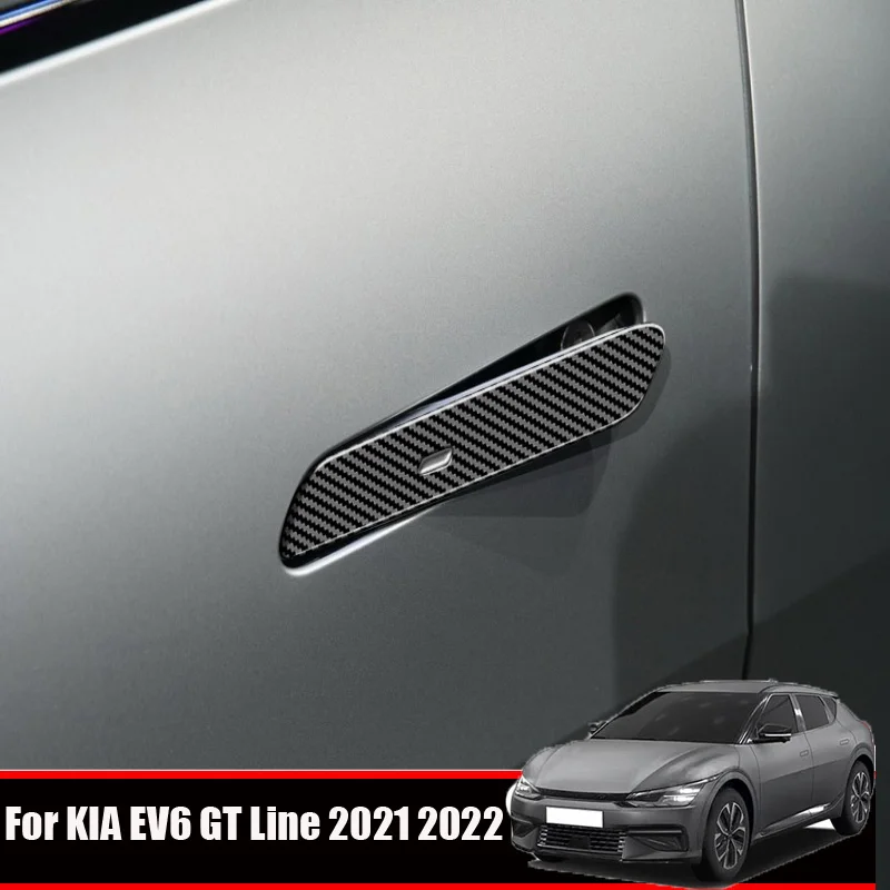 Для KIA EV6 GT Line 2021 2022 ABS углеродное волокно Автомобильная внешняя боковая дверная ручка панели чехол Аксессуары stikcer 
Для KIA EV6 GT Line 2021 2022 ABS углеродное волокно Автомобильная внешняя боковая дверная ручка панели чехол Аксессуары stikcer