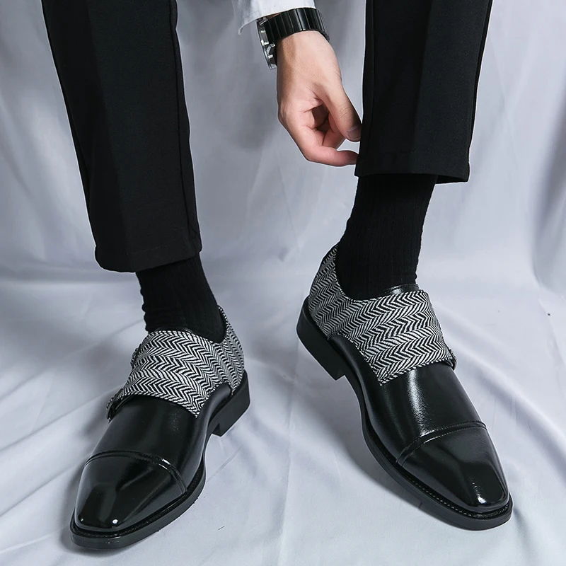 Explosive men's shoes monk shoes double-breasted button business fashion casual dress shoes
Explosive men's shoes monk shoes double-breasted button business fashion casual dress shoes