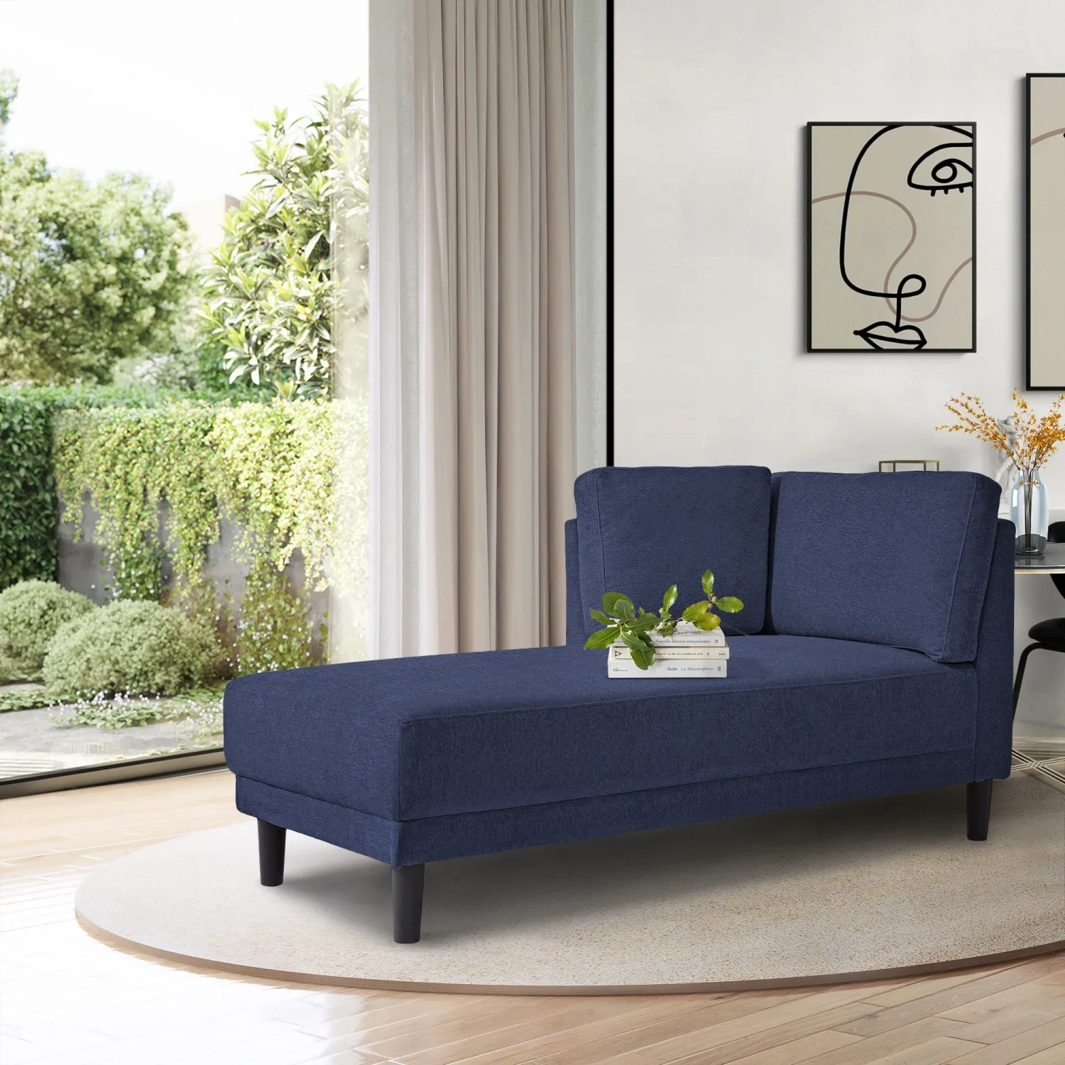 New stylish and comfortable 65" Mid-Century Modern Fabric Corner Lounge Chair for Bedroom, Office, Small Living Room & Apartment
New stylish and comfortable 65" Mid-Century Modern Fabric Corner Lounge Chair for Bedroom, Office, Small Living Room & Apartment