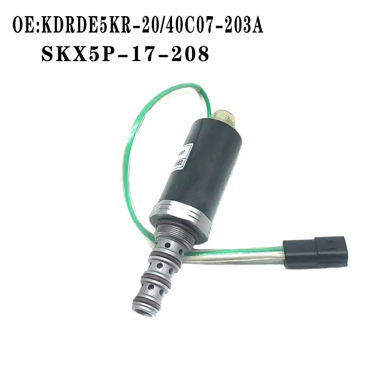 

For SY135-8/SY335-8/SK200-6/SK230-6E hydraulic pump solenoid valve KDRDE5KR-20; 40KR-20; 40C07-203A; SKX5P-17-208