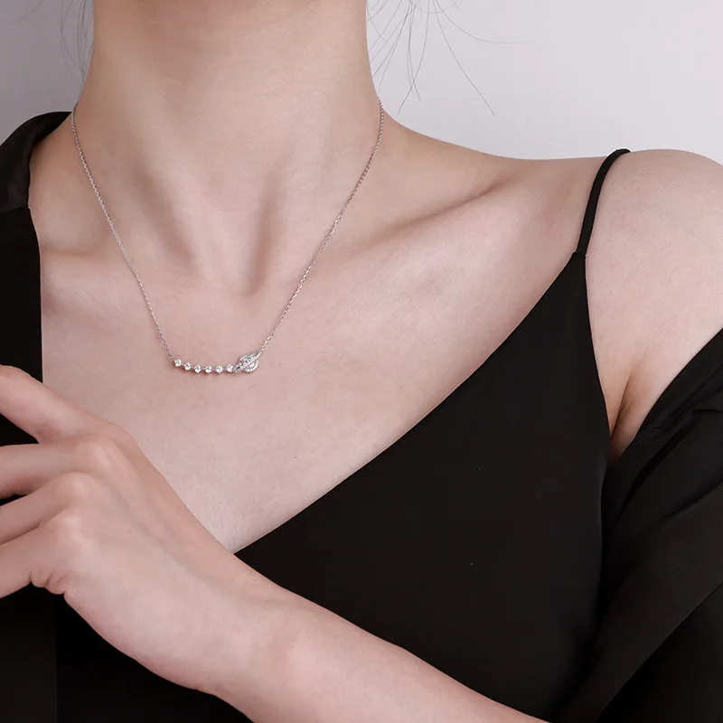 Women's Moissanite Diamond Necklace Original 925 Sterling Silver Jewelry Moissanite Chain Necklace for Women 9 Mallzona S0d3d67aecfdc40c5b722d063ba22d1e5b Women's Moissanite Diamond Necklace Original 925 Sterling Silver Jewelry Moissanite Chain Necklace for Women Mallzona