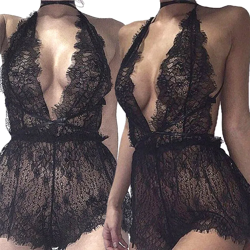 Black Erotic Lingerie Sleepwear Sexy Nightwear Size M-XXXL Lace Nightgown Sleepwear Dress G-String Sexy Lingerie
Black Erotic Lingerie Sleepwear Sexy Nightwear Size M-XXXL Lace Nightgown Sleepwear Dress G-String Sexy Lingerie